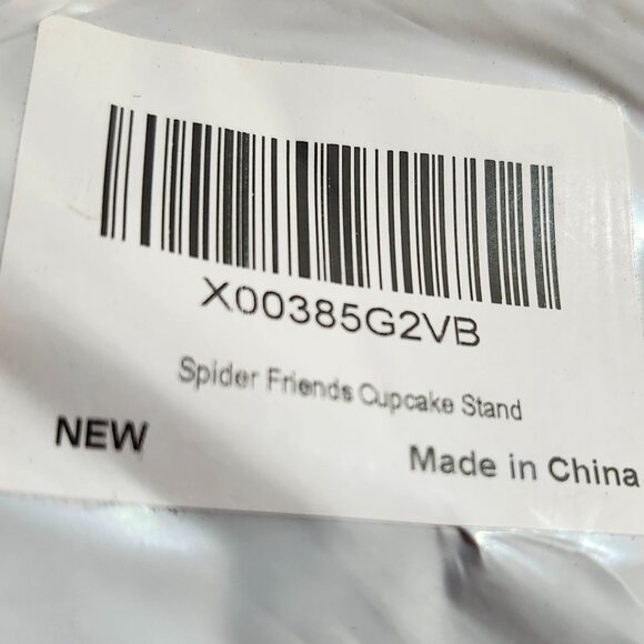 Spider Friends Cupcake Stand Set 3-Tier Round Carboard - Picture 4 of 4